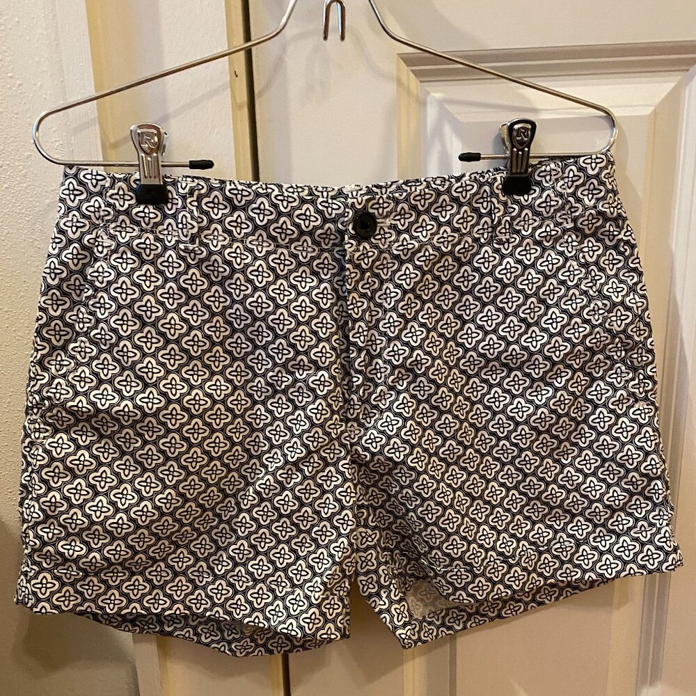 Banana Republic Women's Rollup Cuffed Print Shorts